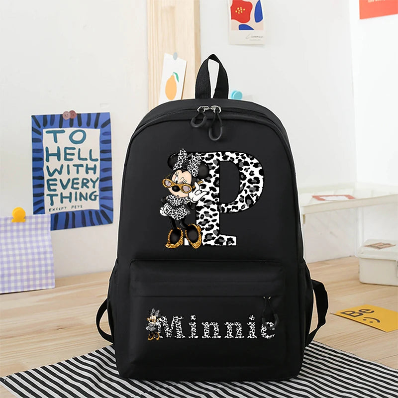 Cartoon Kids Backpack Breathable Canvas School Bag Durable - Smarsty