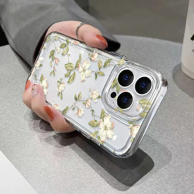 Flower Clear Shockproof iPhone Case - Smarsty