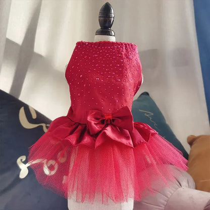 Summer Princess Dog Dress for Small Dogs - Smarsty