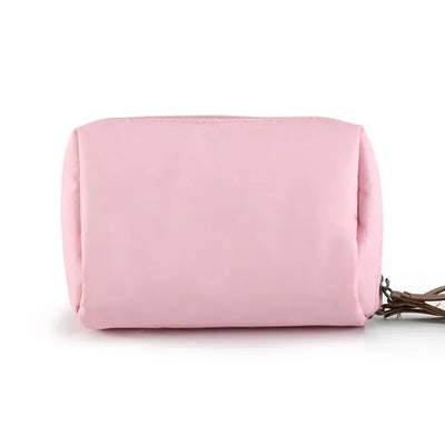 2024 New Women Cosmetic Bag Solid Color Korean Style Makeup Bag Pouch Toiletry Bag Waterproof Makeup Organizer Case Luxury Bag - Smarsty
