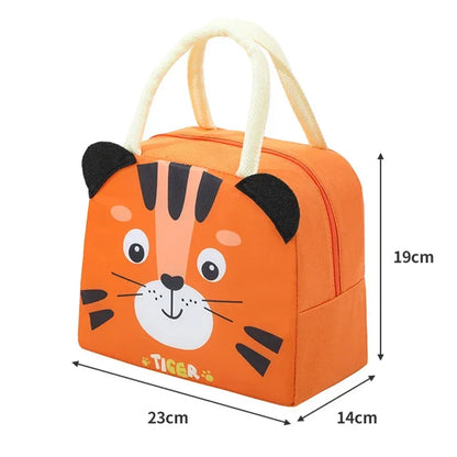 Cartoon Kids Lunch Bag With Thermal Insulation Waterproof - Smarsty