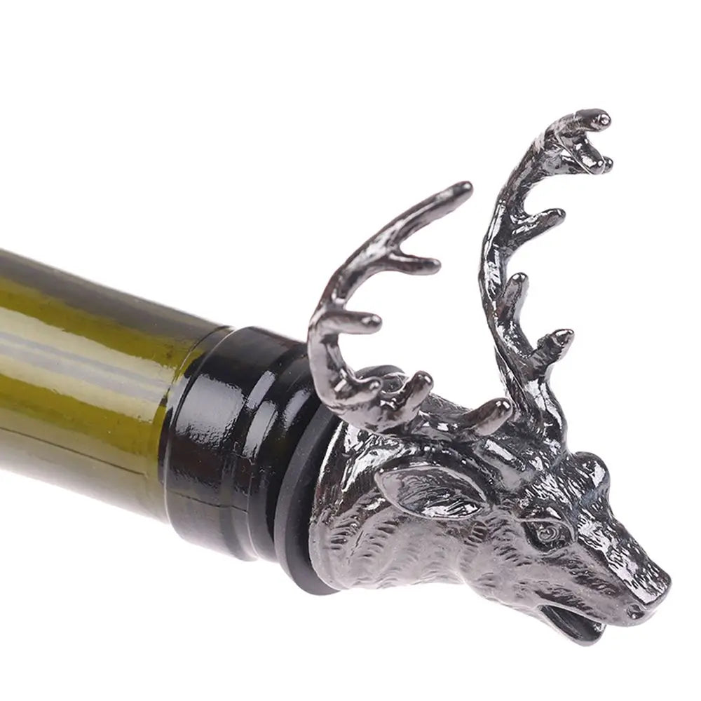 Deer Head Wine Pourer Stopper for Easy Aeration - Smarsty