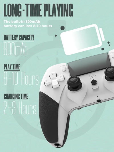 Bluetooth Wireless Controller for PS4 and PC Gaming - Smarsty