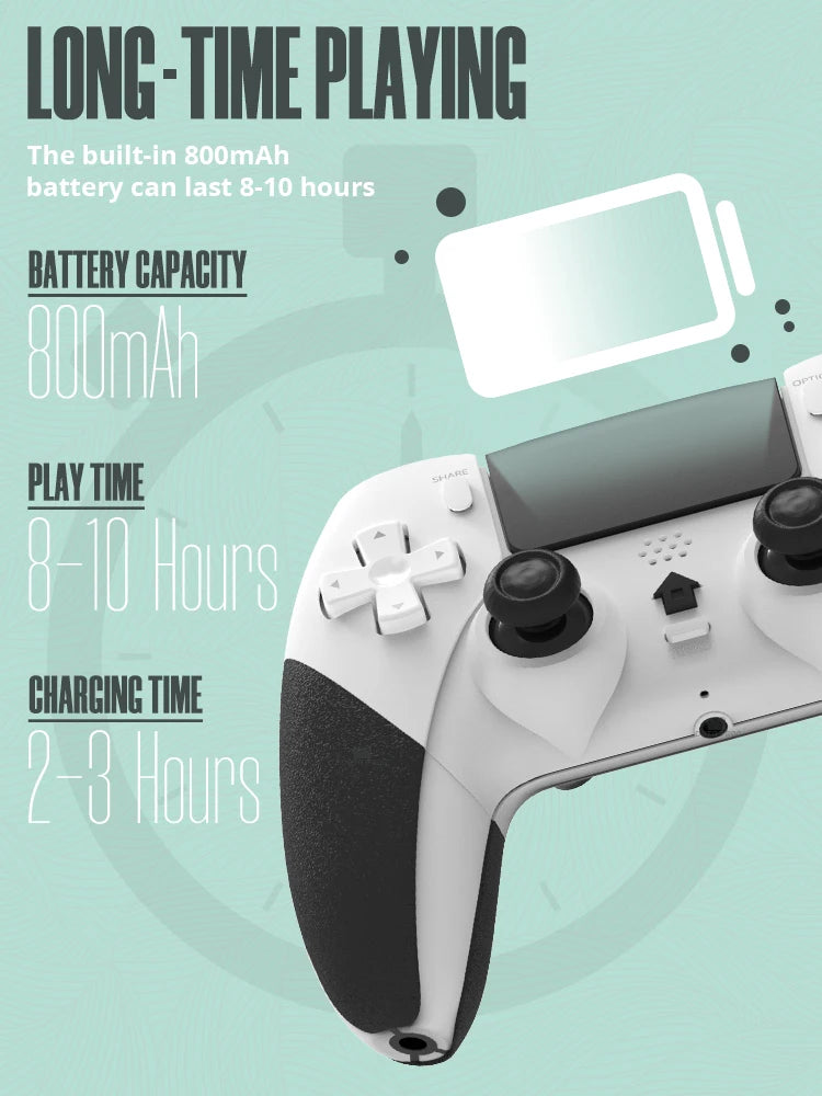 Bluetooth Wireless Controller for PS4 and PC Gaming - Smarsty