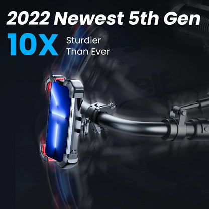 Universal Bike Phone Holder 360 Degree Rotation Shockproof - Smarsty