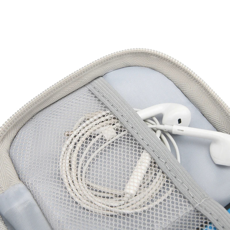 Travel USB Cable Organizer Digital Storage Bag Compact Case - Smarsty