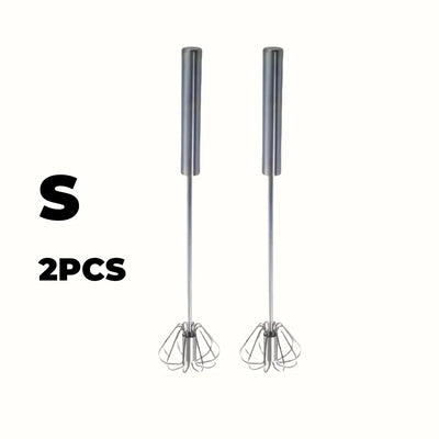 Stainless Steel Egg Beater Durable Semi-Automatic Mixer for Effortless Egg Cream Mixing Stirring and Beating for Kitchen Baking - Smarsty