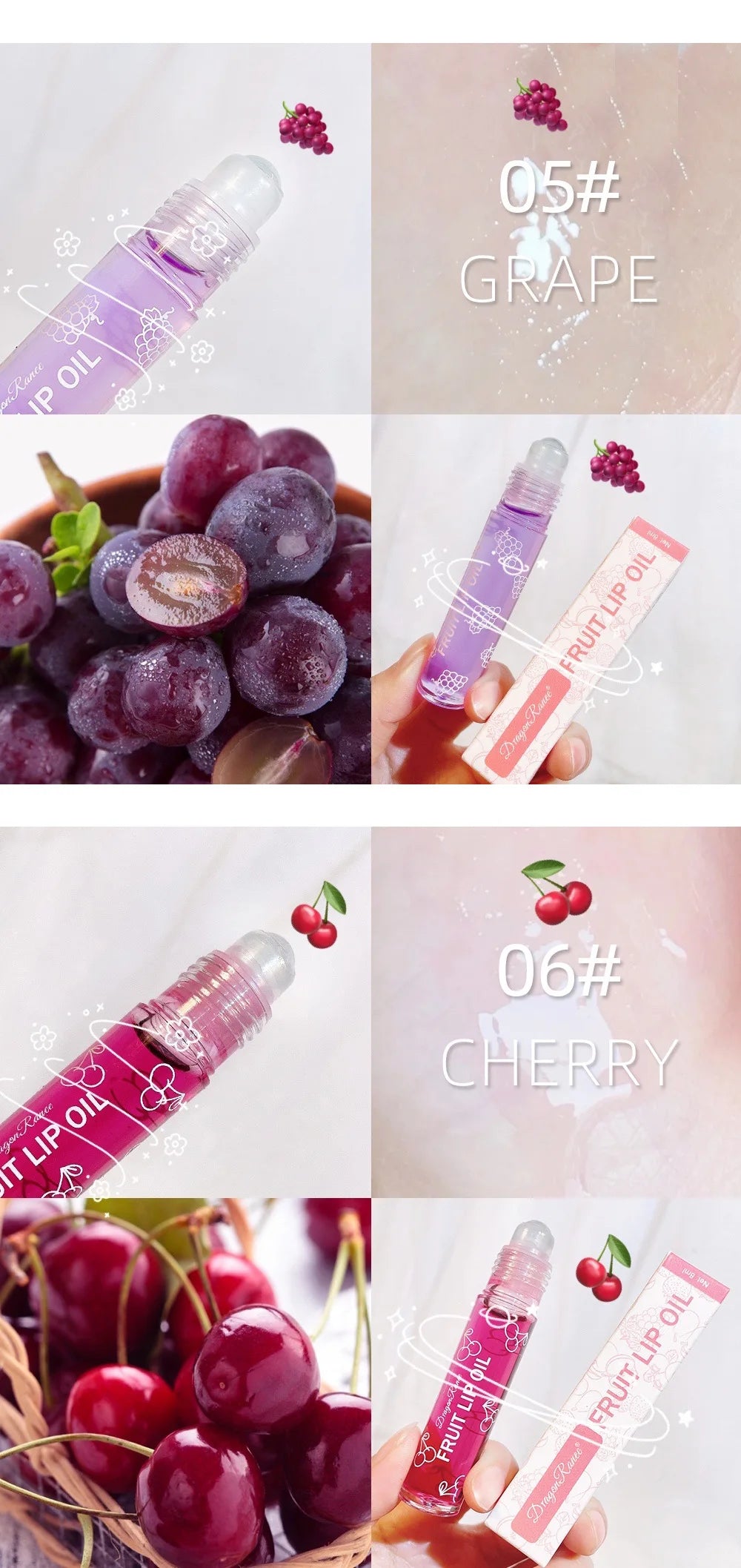 Hydrating Avocado Lip Oil Roller for Moisturized Lips - Smarsty
