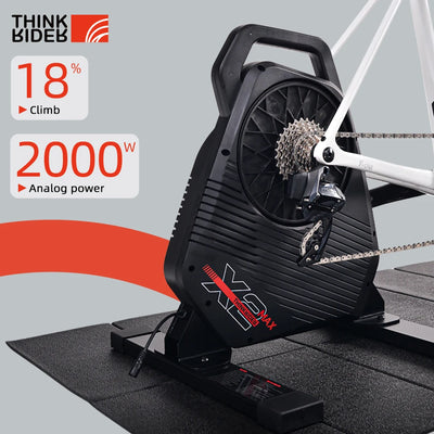 New ThinkRider X2Max Smart Bike Trainer MTB Road Bicycle home trainer Built-in Power Meter power meter Compatible - Smarsty