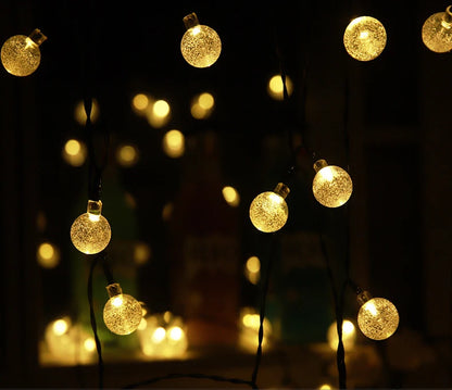 Solar LED String Fairy Lights for Outdoor Decor - Smarsty
