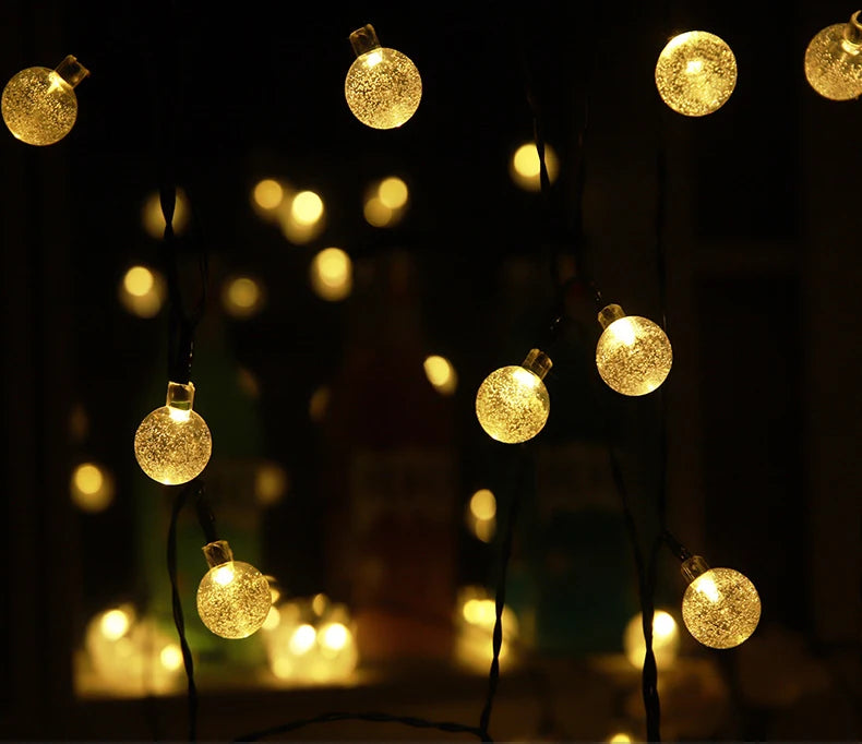 Solar LED String Fairy Lights for Outdoor Decor - Smarsty