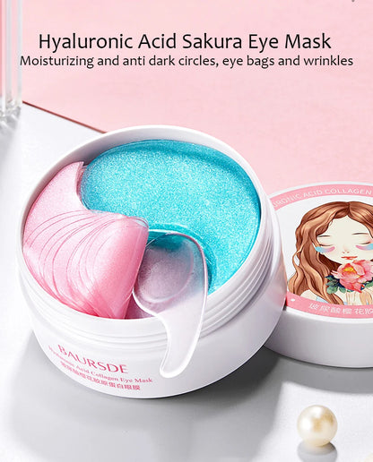 Gold Crystal Collagen Eye Masks for Dark Circles Relief - Smarsty