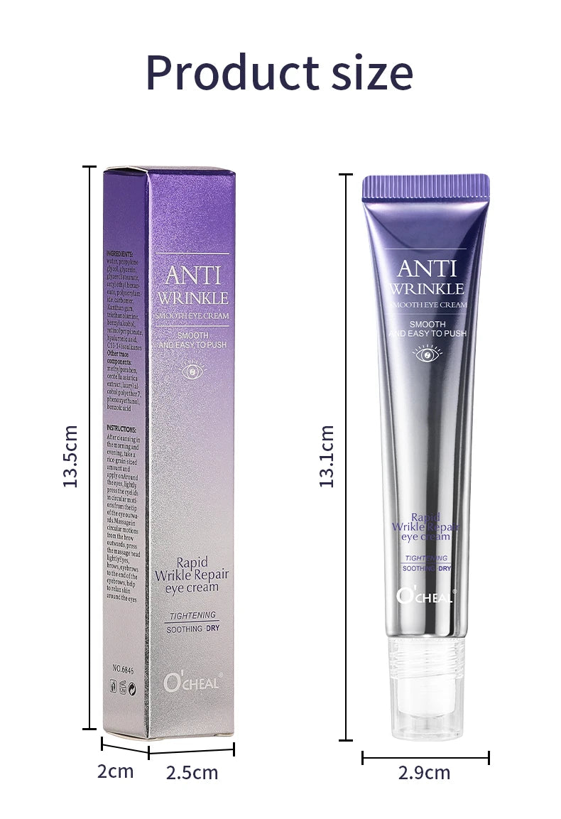O'CHEAL Anti Aging Eye Cream Roller for Dark Circles - Smarsty