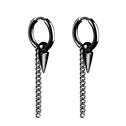 Vintage Punk Stainless Steel Stud Earrings Set for Men Women - Smarsty