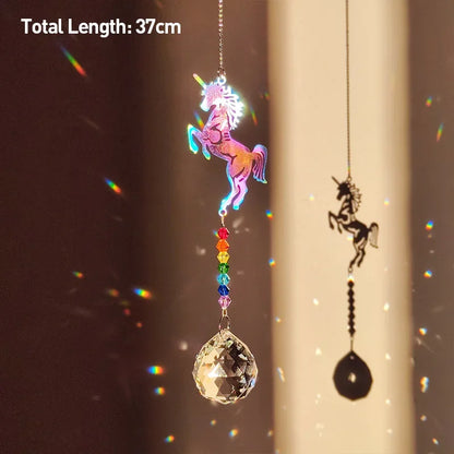 Colorful Crystal Pendant Suncatcher for Home Decoration - Smarsty