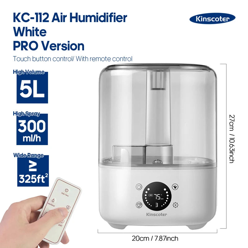 Large Capacity Aromatherapy Air Humidifier with Remote Control - Smarsty