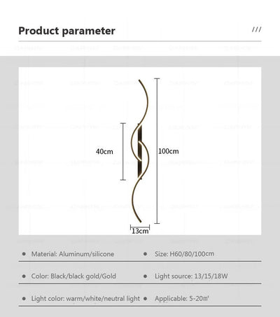 Modern LED Wall Lamp for Minimalist Bedroom Lighting - Smarsty