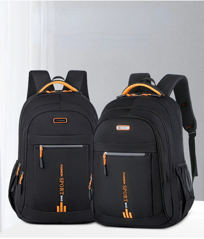 Men's Backpacks Oxford Waterproof Rucksack Business Computer Bag Casual Travel Backpack Senior High School Student Schoolbag - Smarsty