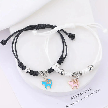 Luminous Beads Couple Bracelets Set for Matching Friends - Smarsty