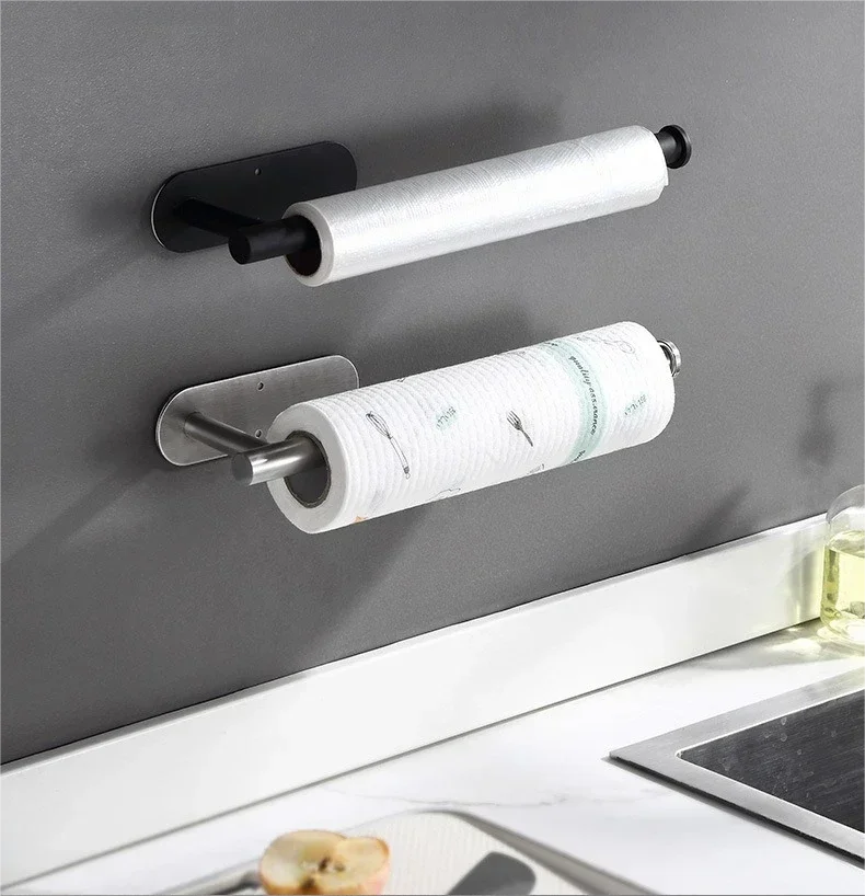 Durable Stainless Steel Paper Towel Rack for Kitchen - Smarsty