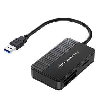USB 3.0 Type C 4 in 1 Card Reader 5Gbps Memory Smart Card Reader SD TF CF MS Compact Flash Card Adapter 20cm Cable for Laptop PC