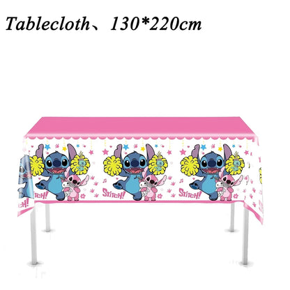 Disney Stitch Party Tablecloth for Kids Birthday Celebrations - Smarsty