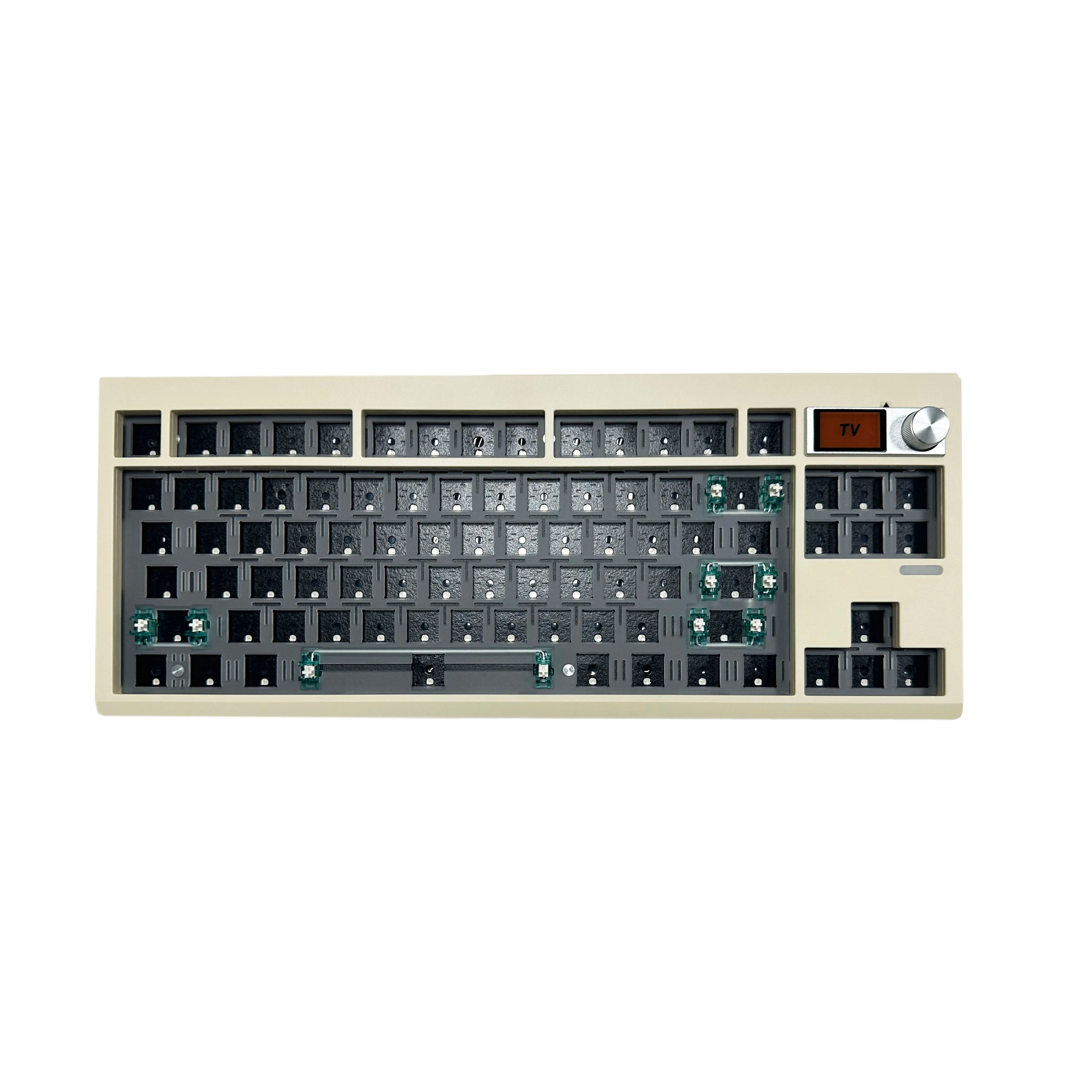 Gasket Mounted Mechanical Keyboard Kit With TFT Screen
