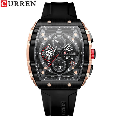 Curren Sports Large Dial Casual Quartz Watch - Smarsty