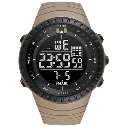 SMAEL Waterproof Digital Sports Watch with Big Dial - Smarsty
