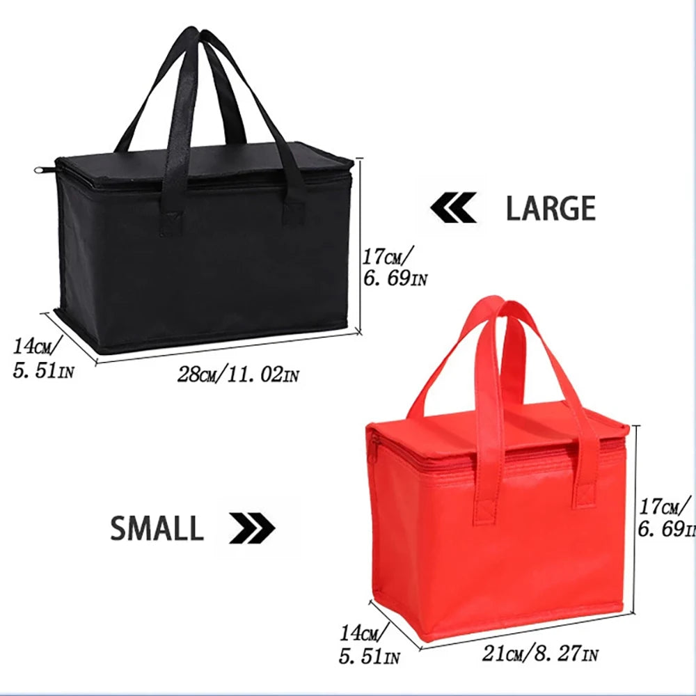 Portable Lunch Cooler Bag Folding Insulation Picnic Ice Pack Food Thermal Bag Drink Carrier Insulated Bags Beer Delivery Bag - Smarsty