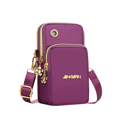 Womens Crossbody Phone Bag Mini Bag With Zipper Everyday Use - Smarsty