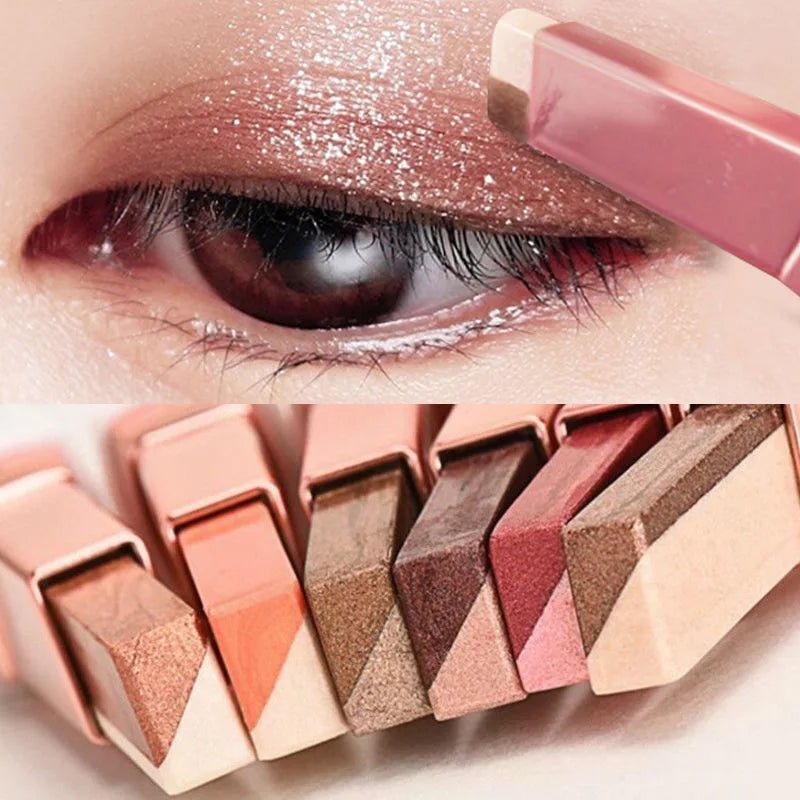 Two Color Gradient Eye Shadow Stick for Natural Looks - Smarsty