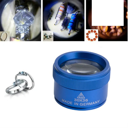 30x Magnifying Glass Portable for Jewelry and Coin Detail - Smarsty