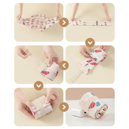 Foldable Waterproof Shopping Bag Portable Travel Tote - Smarsty