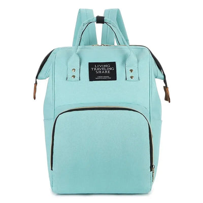 New Fashion Oxford Multi Functional Wear Resistant Insulation Large Capacity Zipper Mommy Bag Backpack for Travel - Smarsty