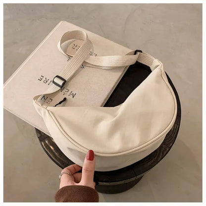 Soft Nylon Crossbody Bag For Women With Laptop Compartment - Smarsty