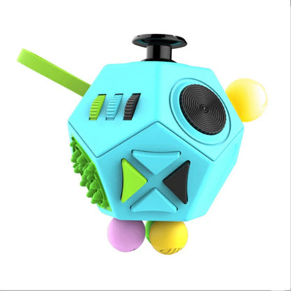 6/12 Sides Cube Decompression Toy Rainbow Stress Relief Autism ADHD OCD Anxiety Sensory Toys Fingertip Desk Toy for Kids Adult by Smarsty