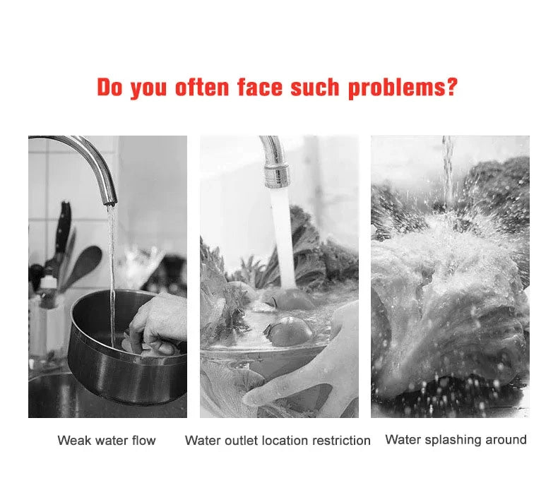 360 Degree Rotating Faucet Bubbler Water Saver - Smarsty