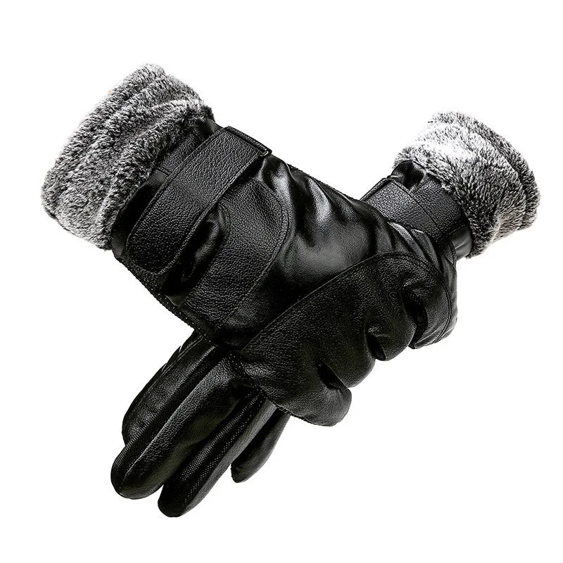 Men's Waterproof Winter Cycling Gloves Warm Cold Protection - Smarsty