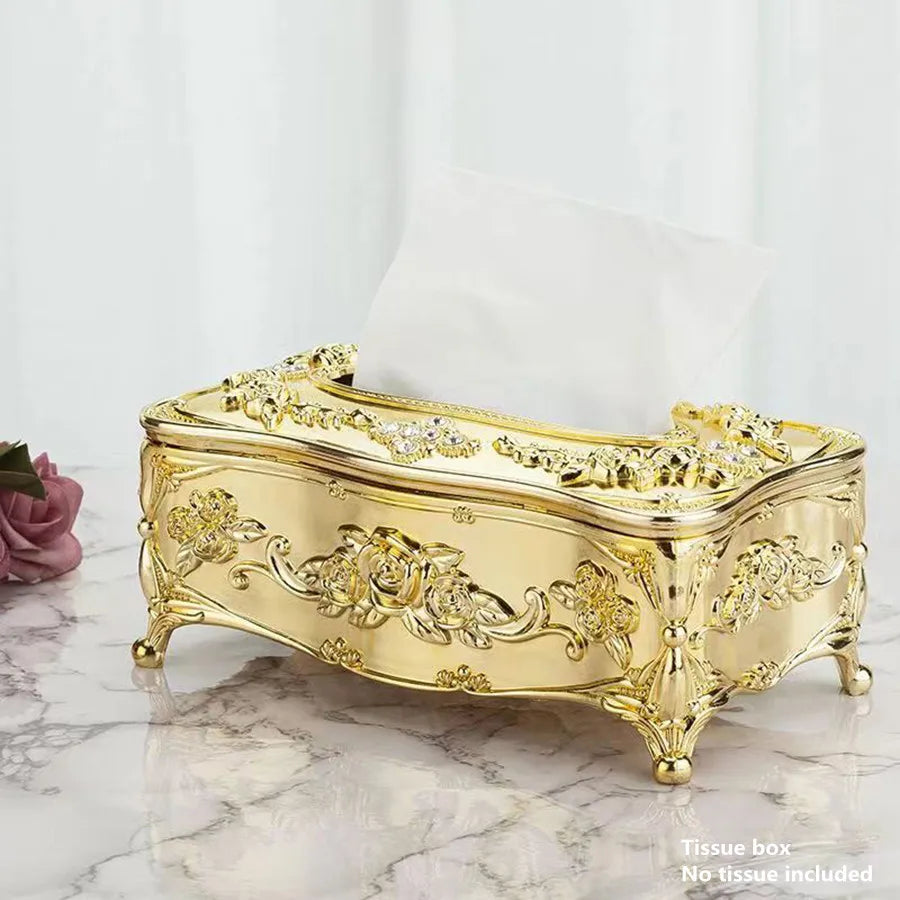 European tissue box, high-end hotel restaurant napkin extraction box, kitchen and living room tabletop tissue storage box