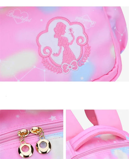 Pink Kids Backpack Waterproof Kawaii School Bag For Girls - Smarsty
