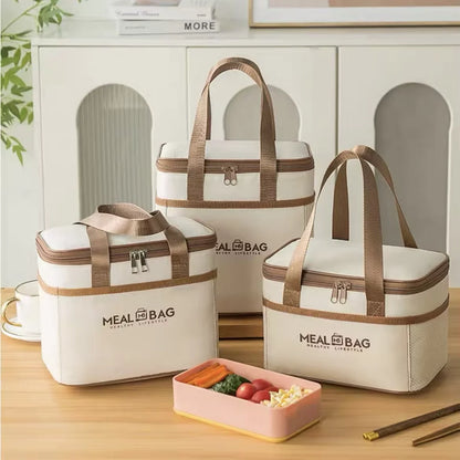 Insulated Lunch Bag With Waterproof Shoulder Strap - Smarsty