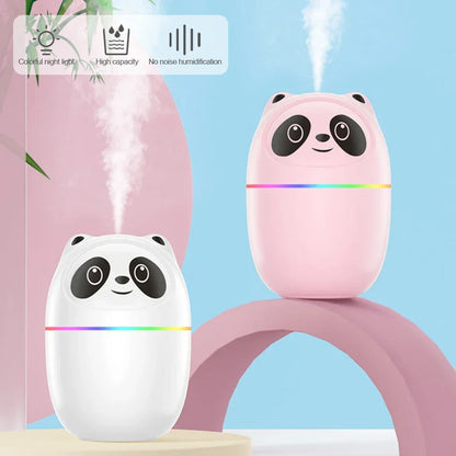 Cute Panda Air Humidifier and Aroma Diffuser with Night Light - Smarsty