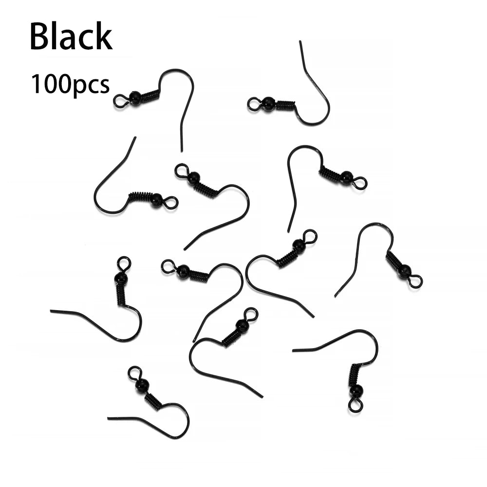 300Pc Hypoallergenic Earring Hooks Mix Color DIY Kit - Smarsty