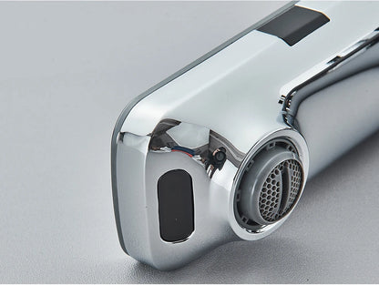 White Smart Sensor Basin Faucet with Digital Display - Smarsty