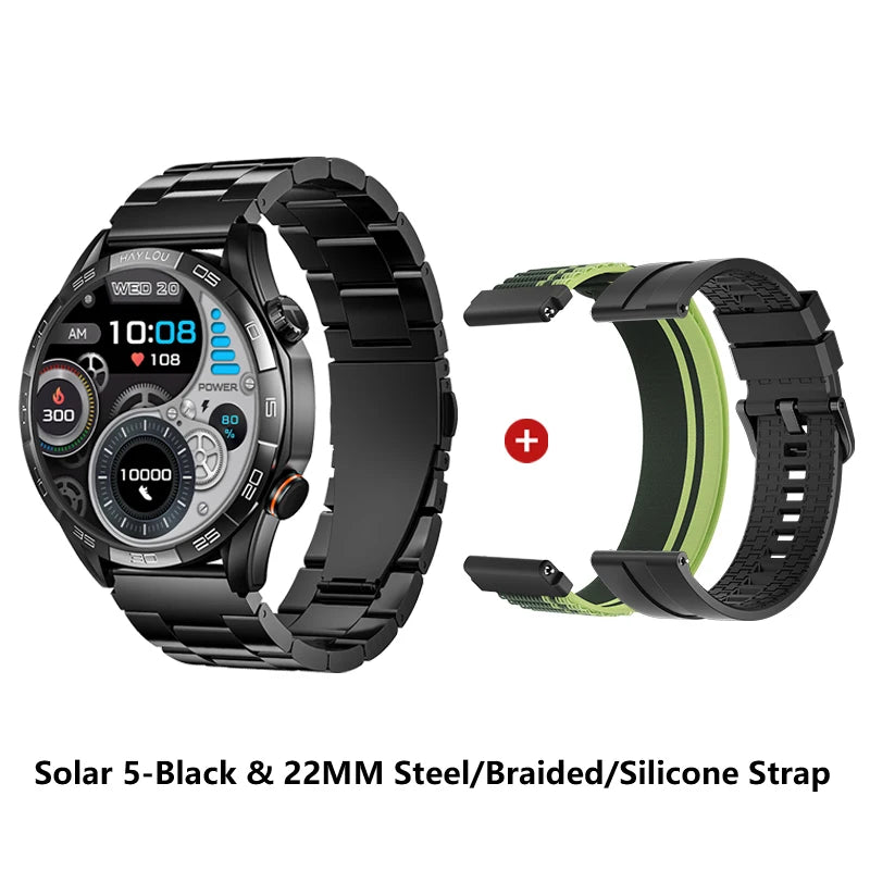 Haylou Solar 5 Smartwatch with Voice Calling and AMOLED Display - Smarsty
