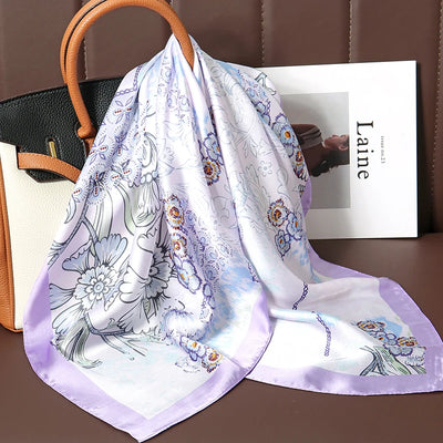 Luxury Silk Hijab Hair Bands With Sun Protection - Smarsty