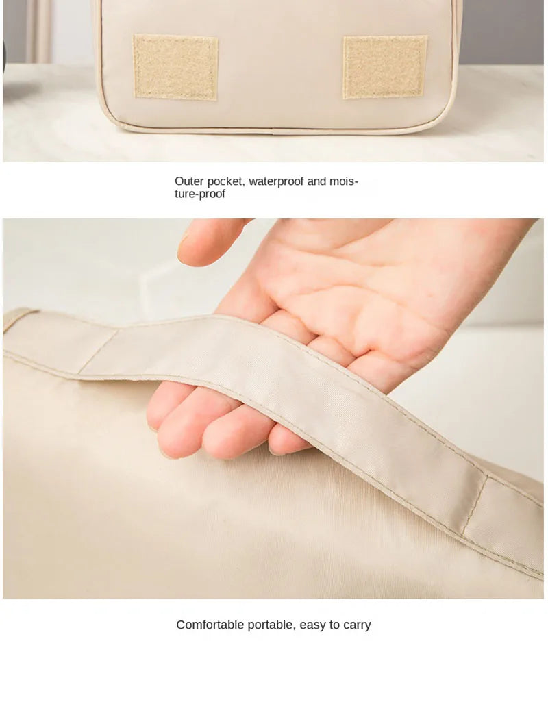 Waterproof Travel Makeup Bag With Hook For Women Toiletries - Smarsty