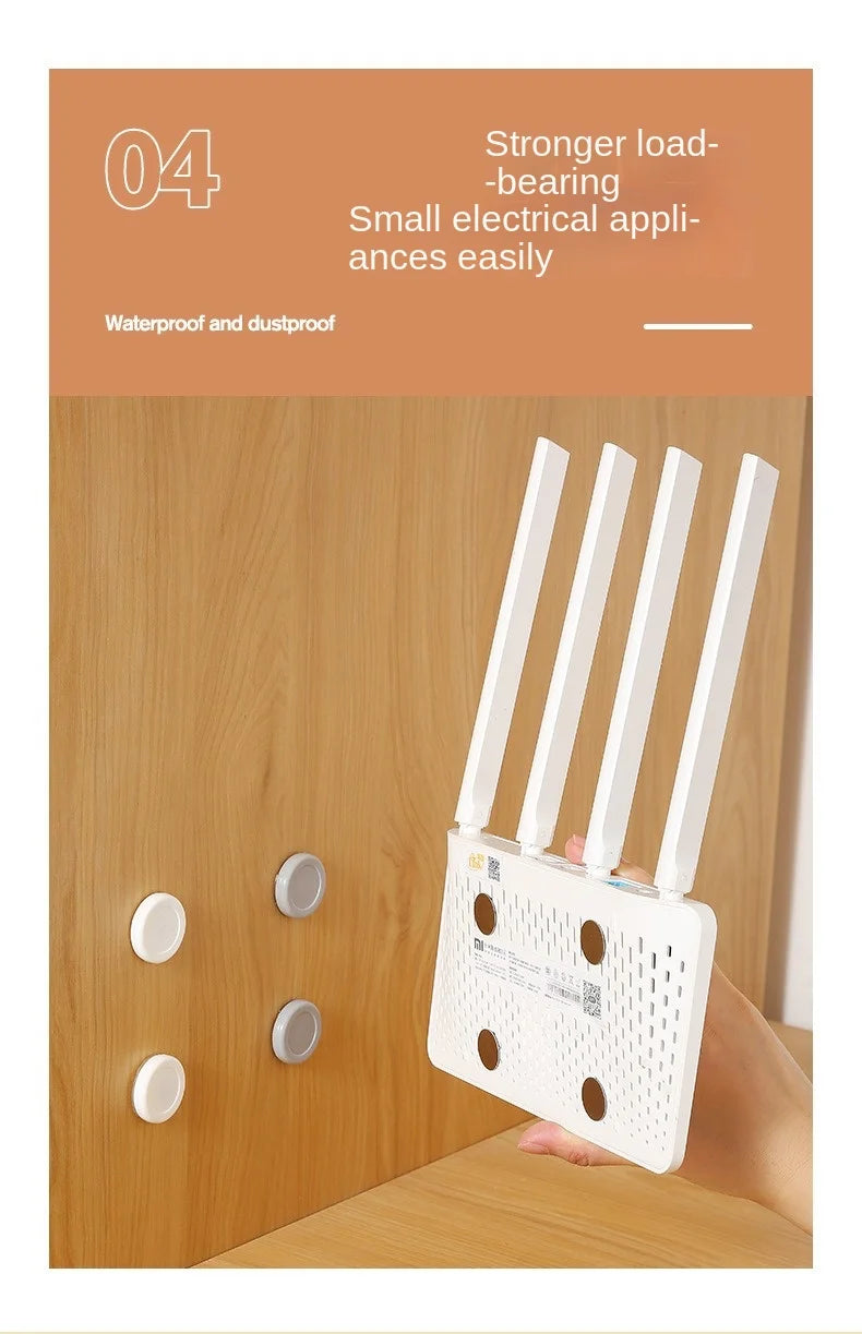 Magnetic Remote Control Holder Wall Mount Adhesive Remote Control Holder Strong Hold Tv Remote Holder for Home Office