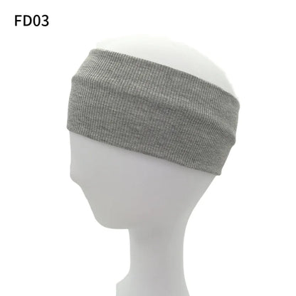 Soft Cotton Knitted Headband For Women Sweat Absorbent - Smarsty